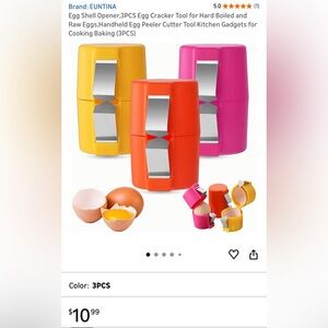 Orange Egg Separator Set